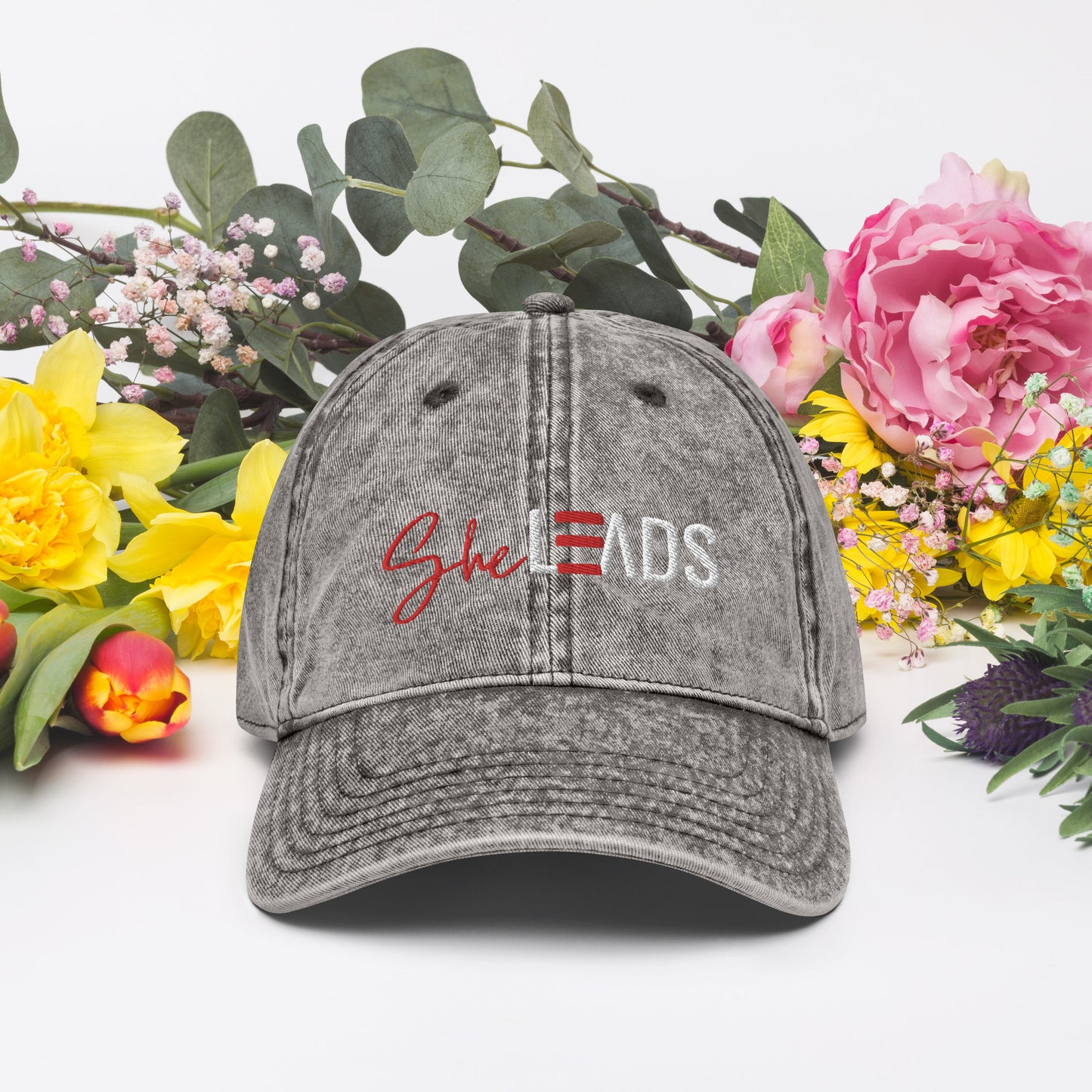 She Leads Collection: Vintage Cotton Twill Cap
