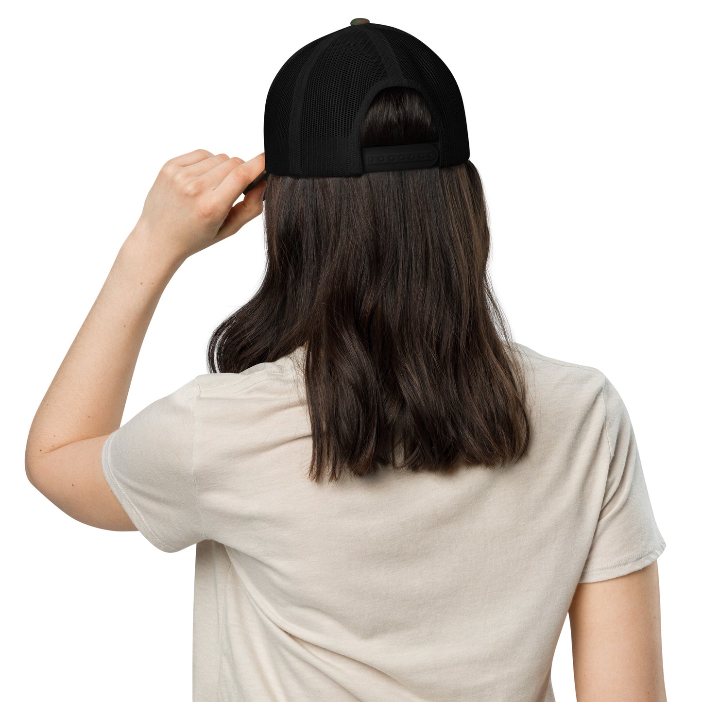 She Leads Collection: Camouflage trucker hat