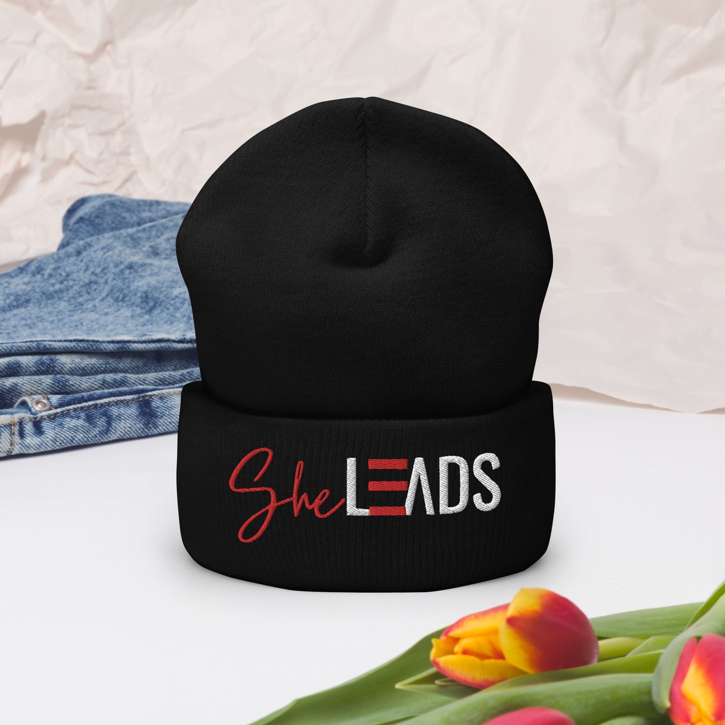 She Leads Collection: Cuffed Beanie