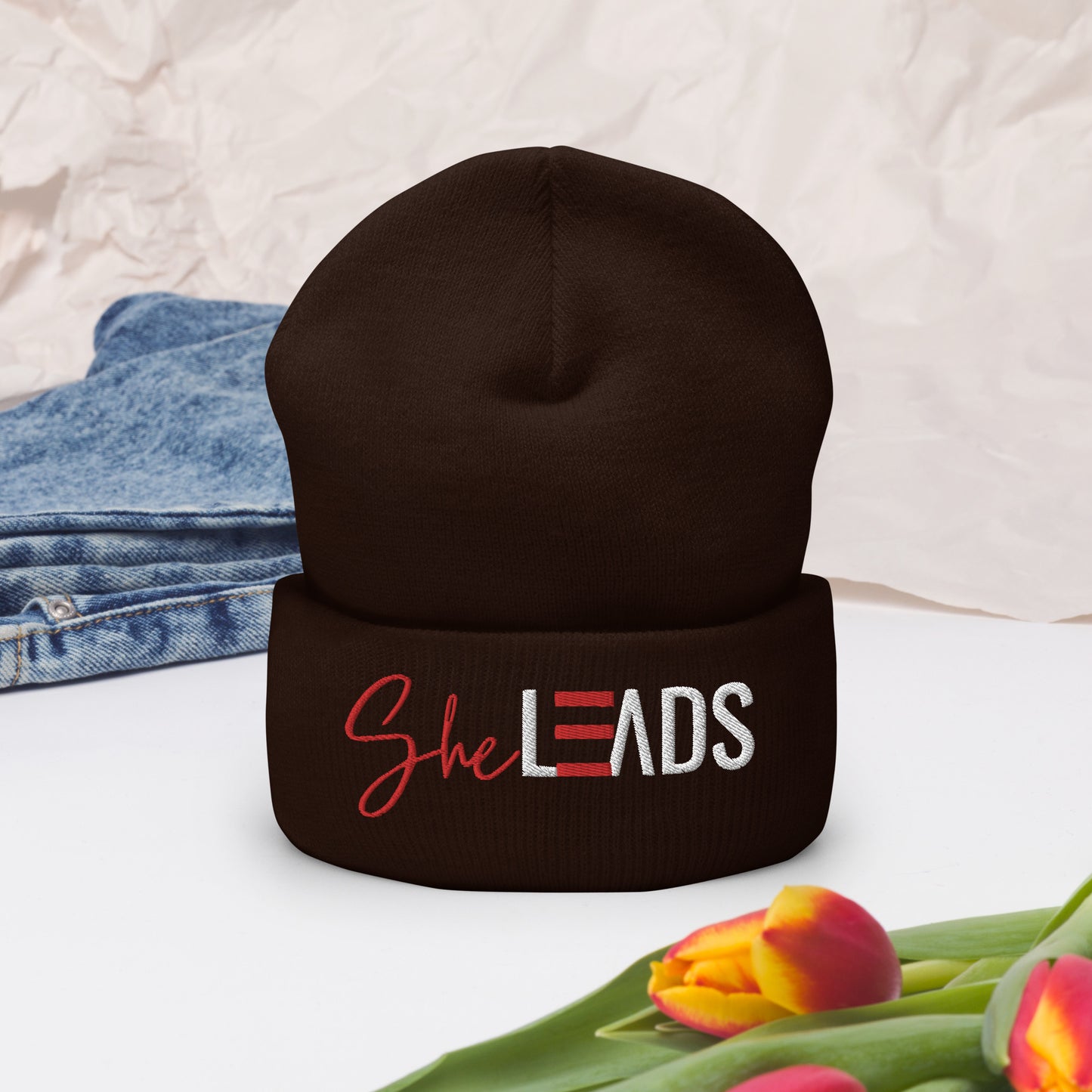 She Leads Collection: Cuffed Beanie