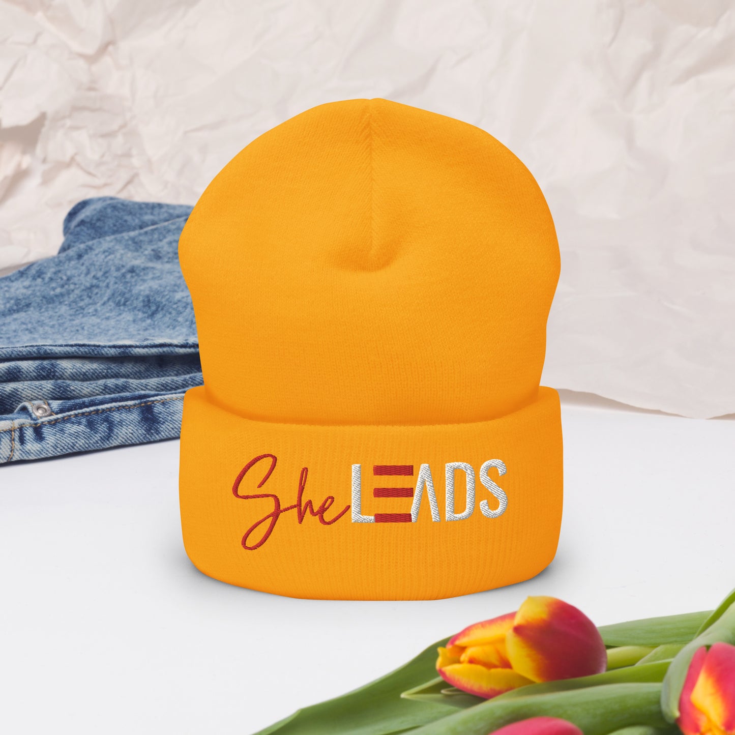 She Leads Collection: Cuffed Beanie