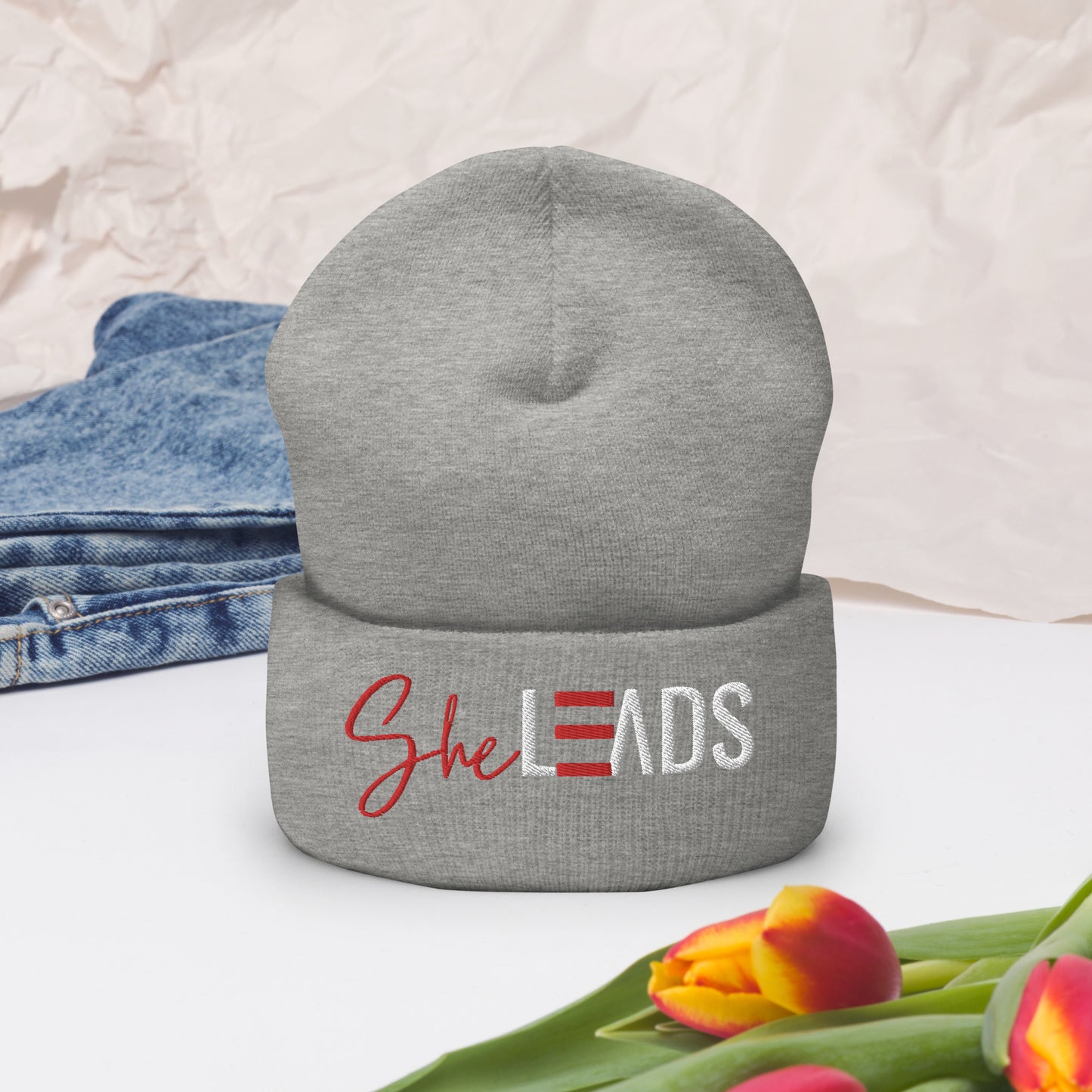 She Leads Collection: Cuffed Beanie