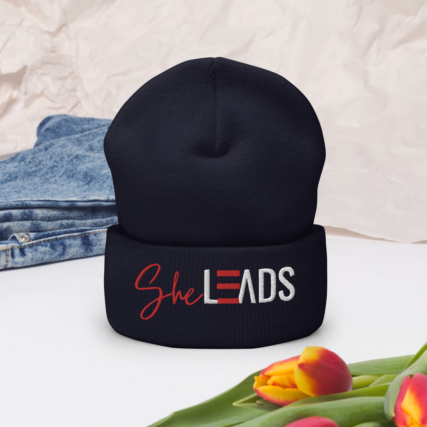 She Leads Collection: Cuffed Beanie