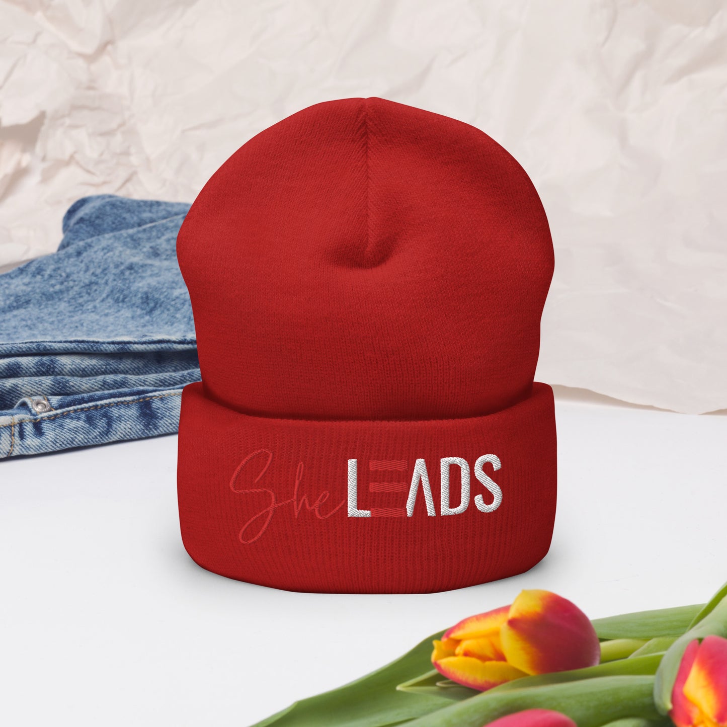 She Leads Collection: Cuffed Beanie