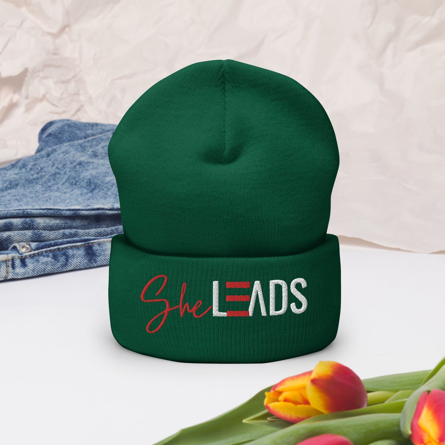 She Leads Collection: Cuffed Beanie