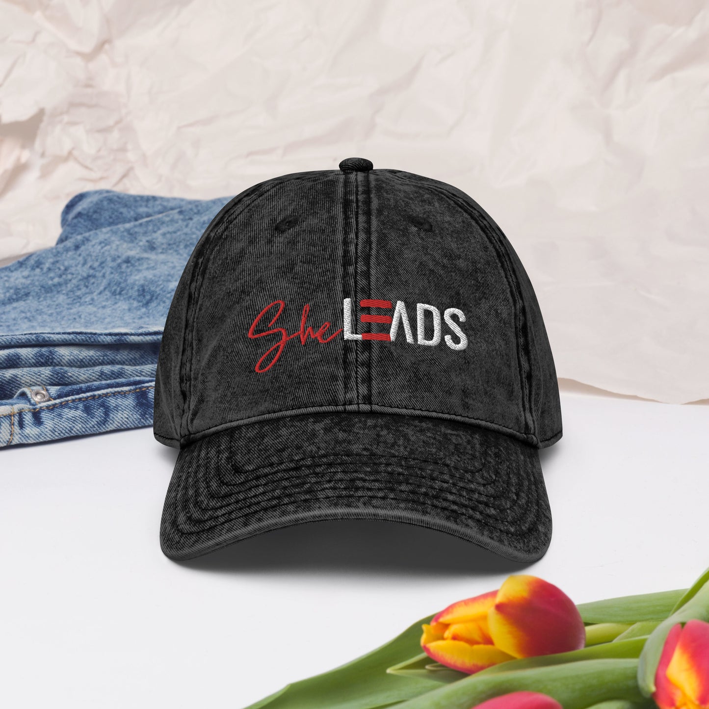 She Leads Collection: Vintage Cotton Twill Cap
