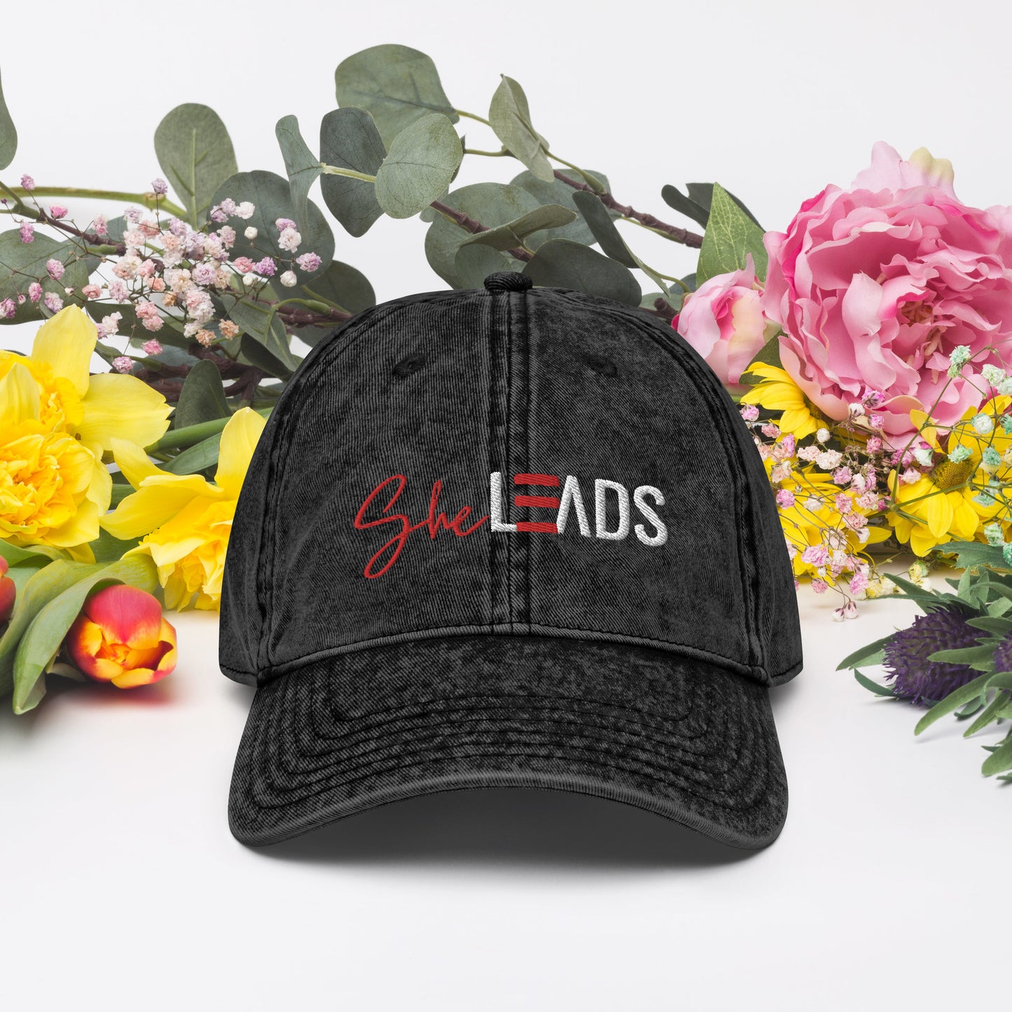 She Leads Collection: Vintage Cotton Twill Cap