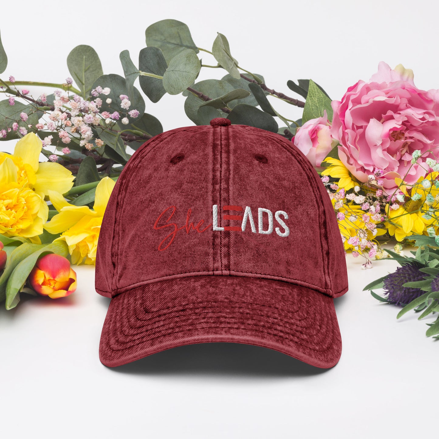 She Leads Collection: Vintage Cotton Twill Cap