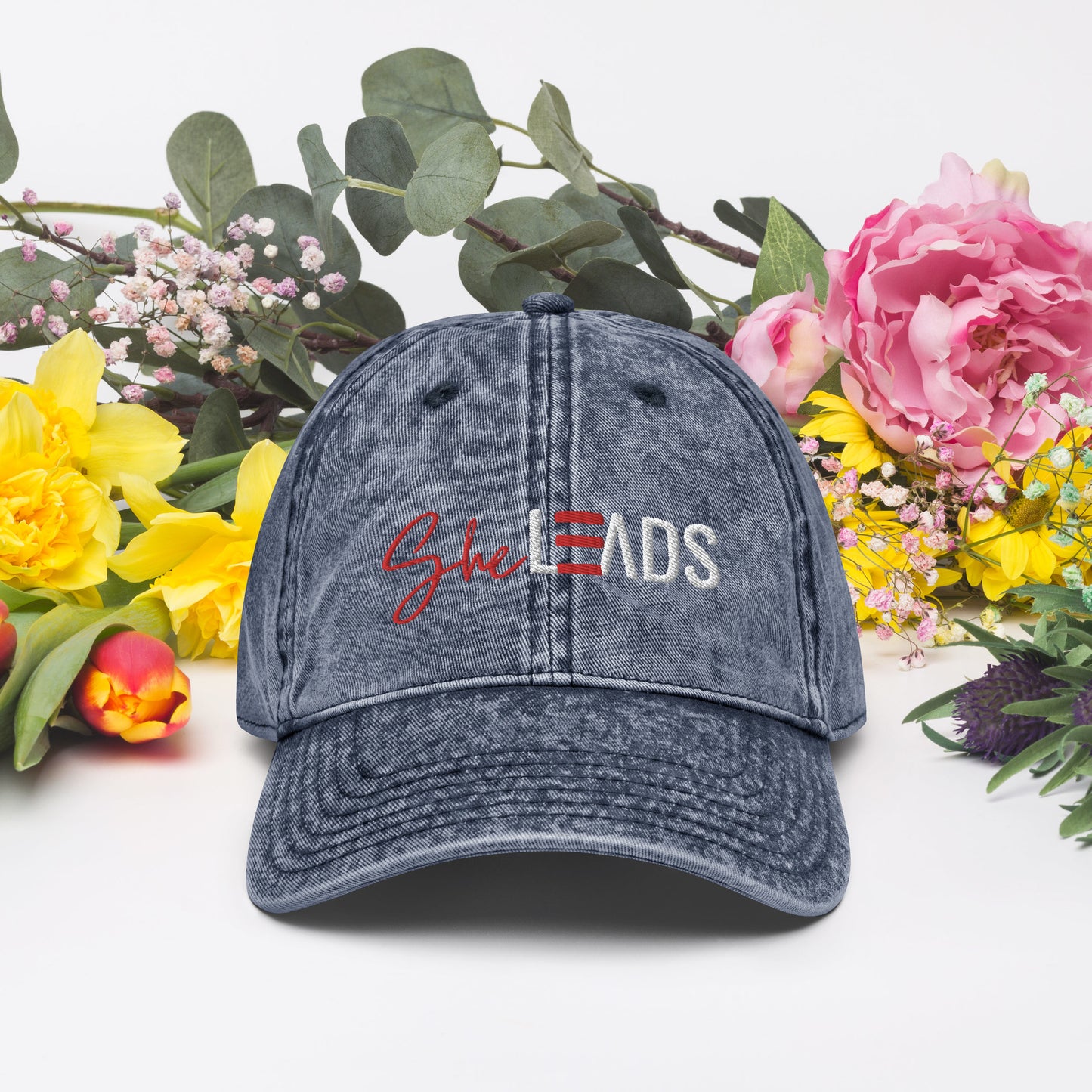 She Leads Collection: Vintage Cotton Twill Cap