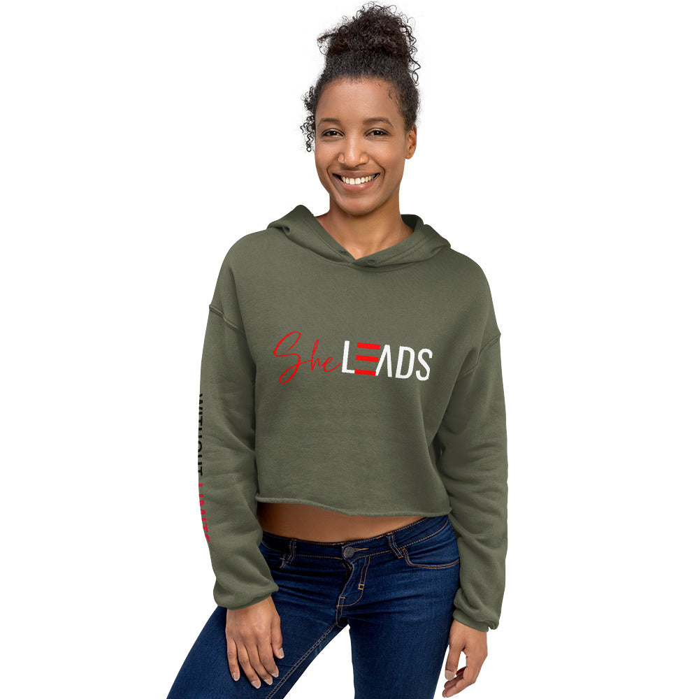 She Leads Collection: Crop Hoodie